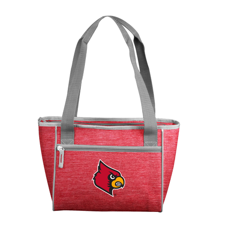 LOGO BRANDS Louisville Crosshatch 16 Can Cooler Tote 161-83-CR1